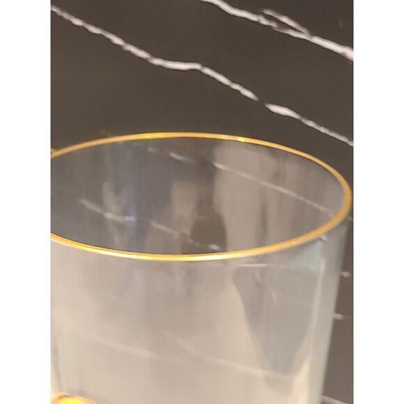 4 Highball Gold Rimmed Bar Glasses With 3D Enameled Game Birds Pheasant Set EUC - Picture 6 of 15